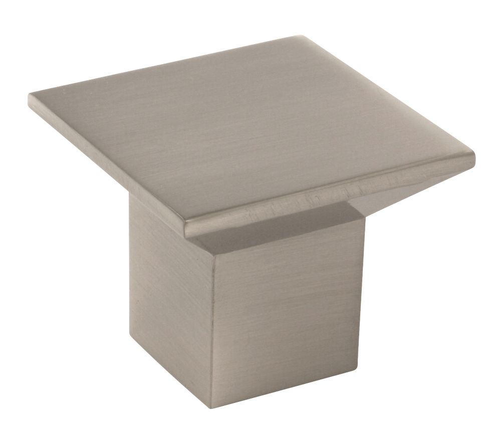 Image of Siro Square Cabinet Knob Satin Nickel 36mm 