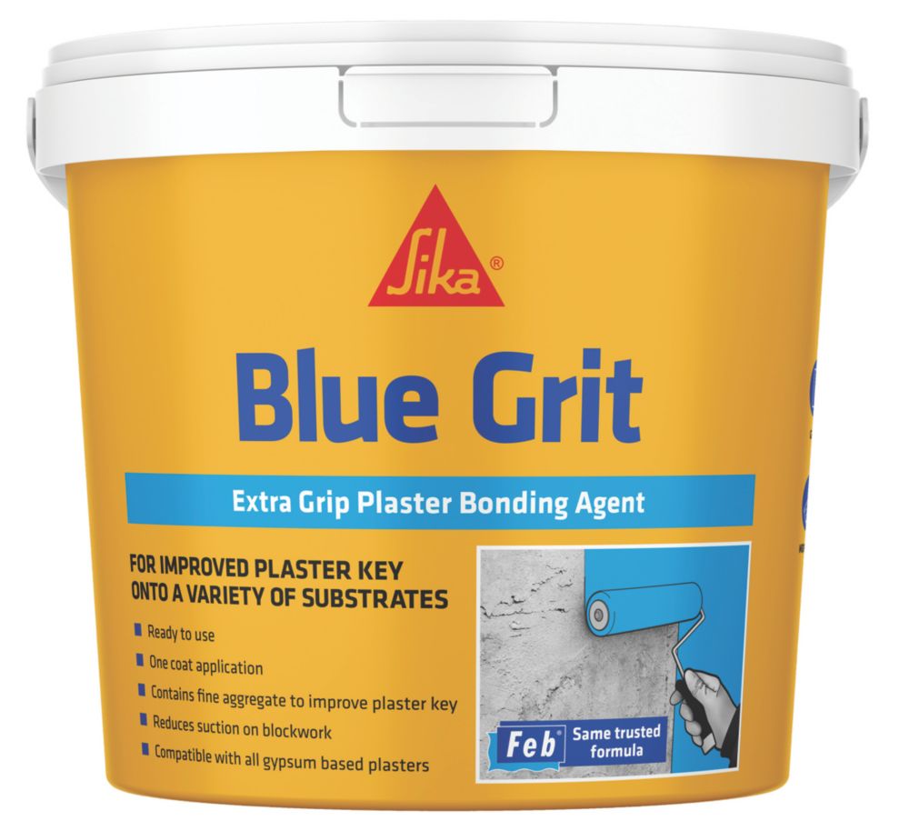 Image of Feb Febond Blue Grit Primer Blue 15.9kg 