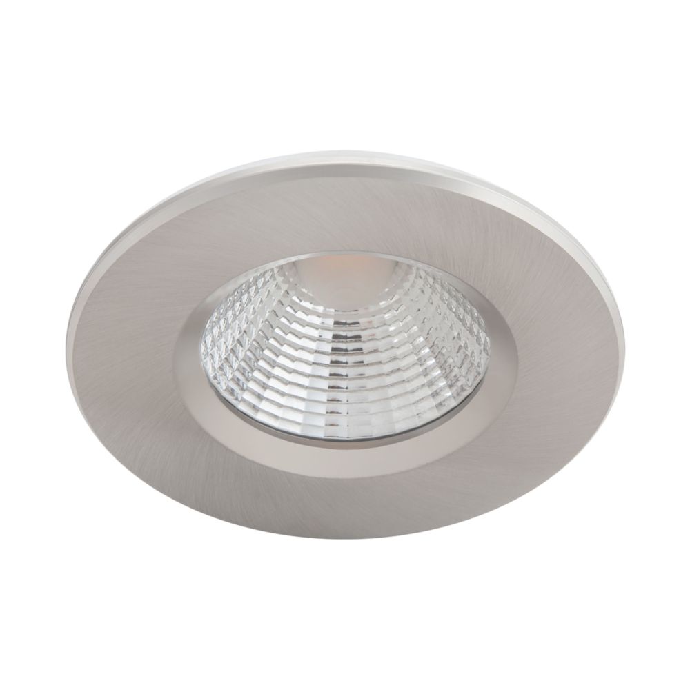 Image of Philips Dive Fixed LED Downlight Brushed Nickel 5.5W 350lm 