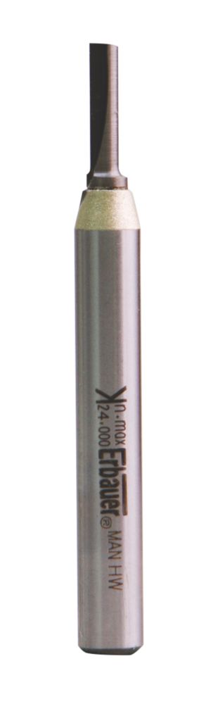 Image of Erbauer 1/4" Shank Straight Router Cutter 3.2mm x 11mm 
