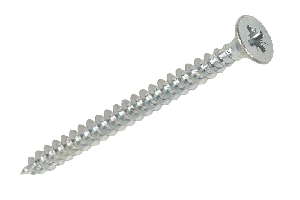 Image of Silverscrew PZ Double-Countersunk Self-Tapping Multipurpose Screws 4mm x 25mm 200 Pack 