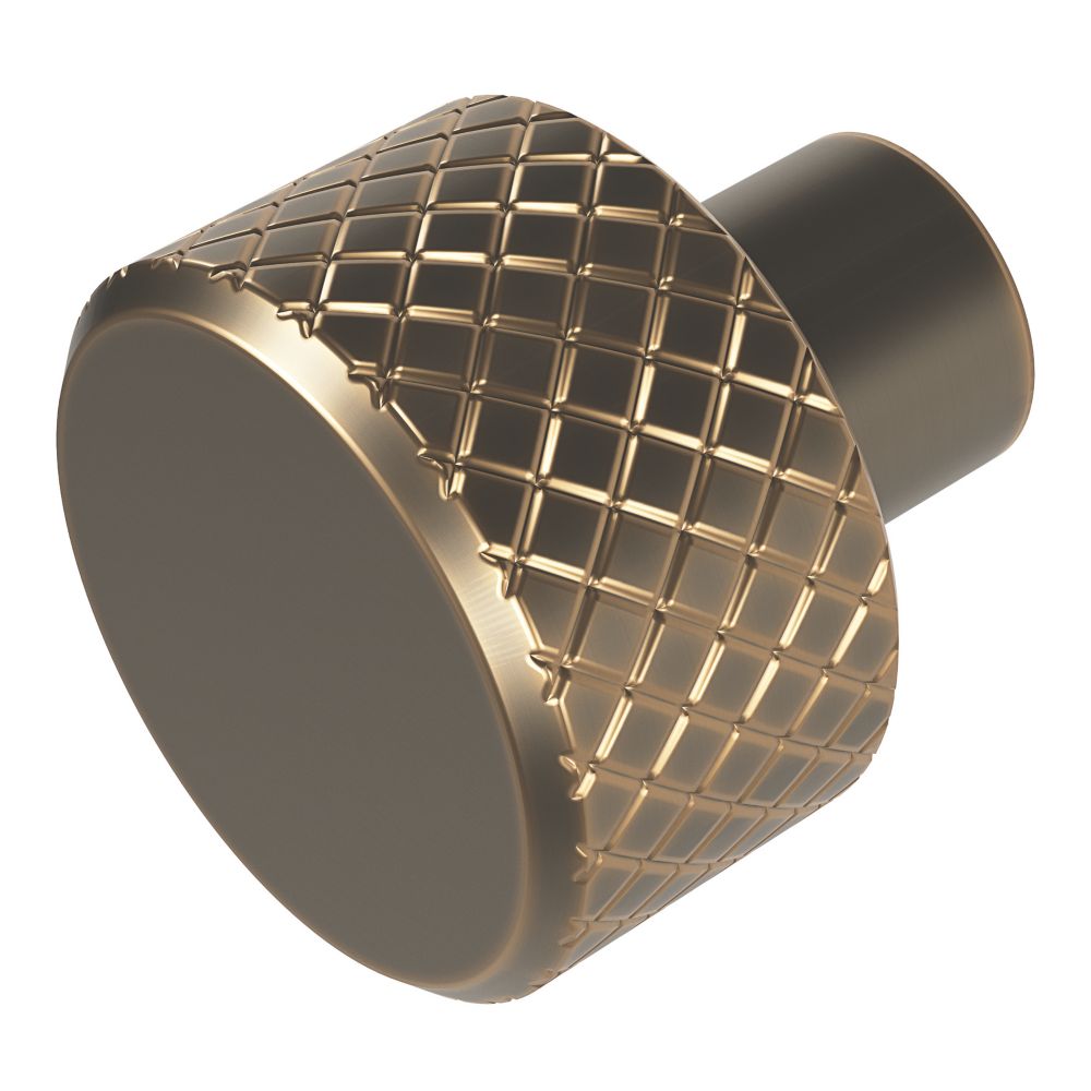 Image of Smith & Locke Cabinet Knob Antique Brass 25mm 