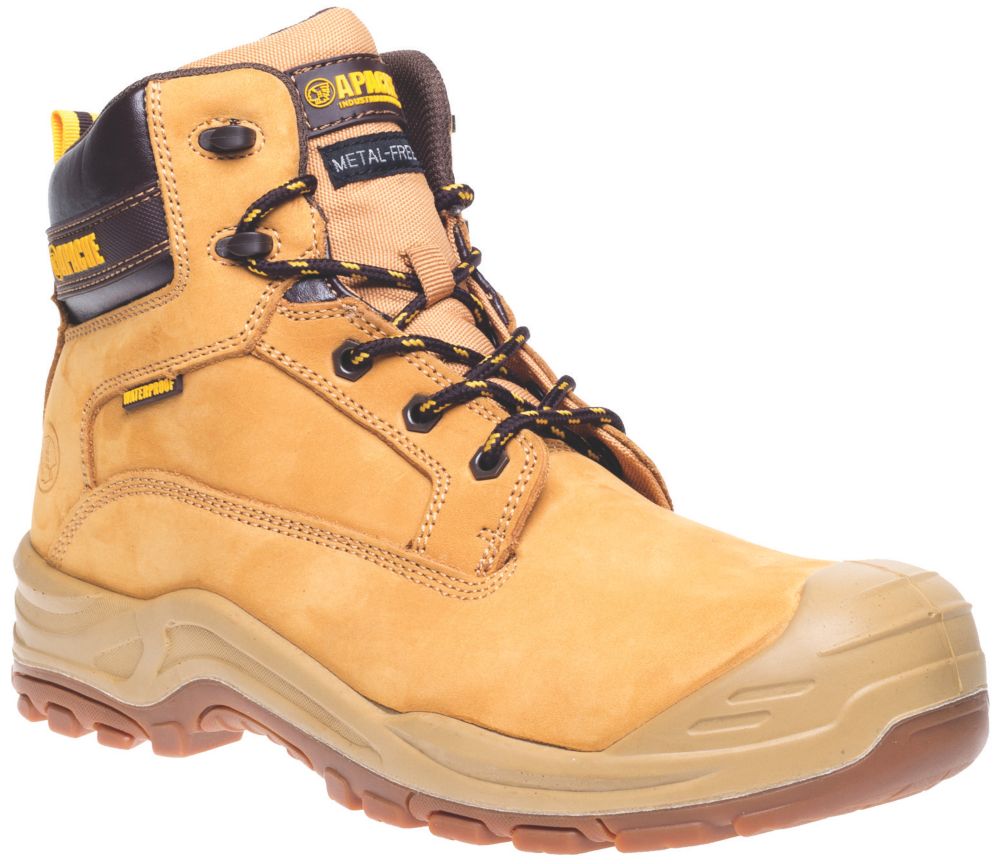 Image of Apache ATS Arizona Metal Free Safety Boots Honey Size 8 