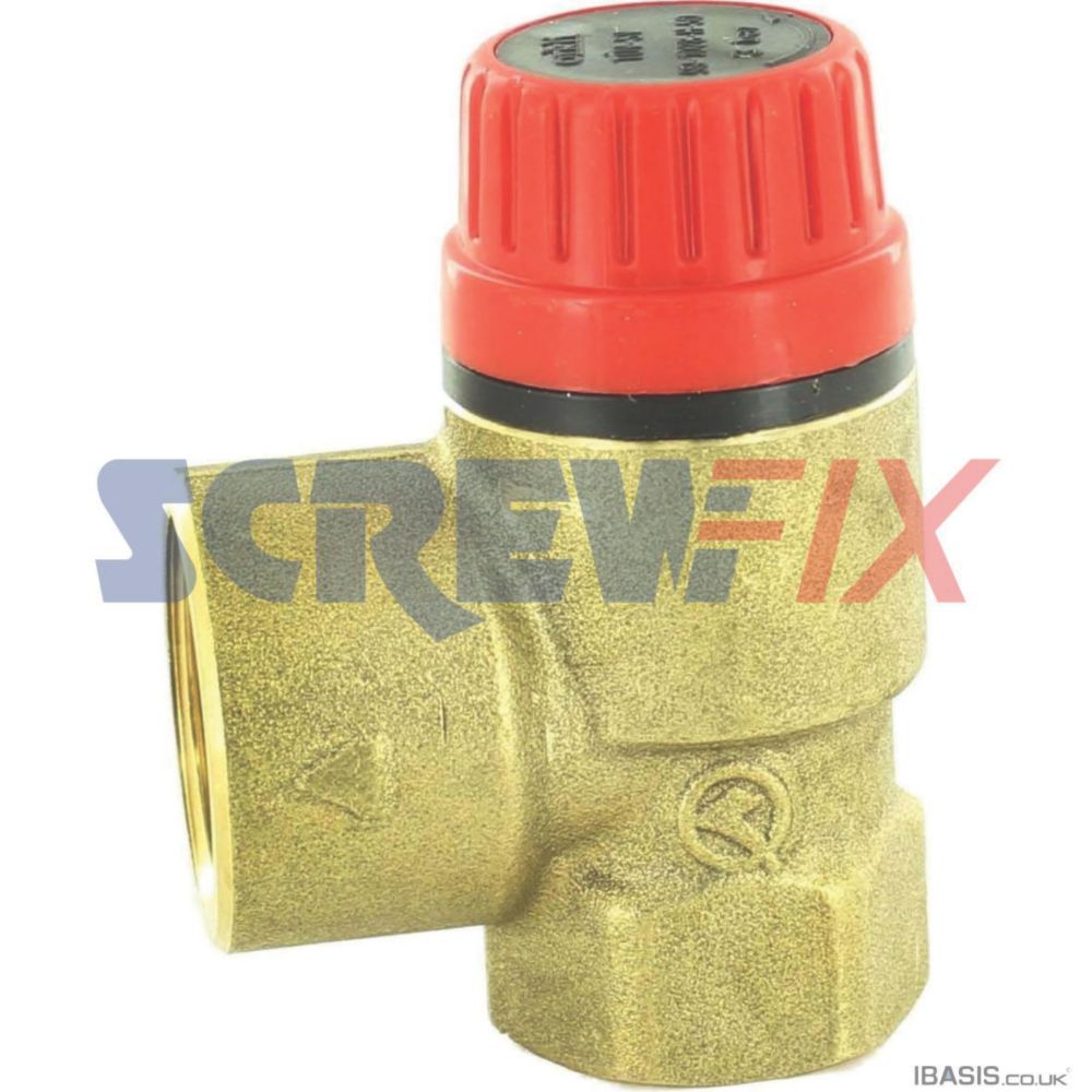 Image of Worcester Bosch 87174010120 3Bar Safety Relief Valve 