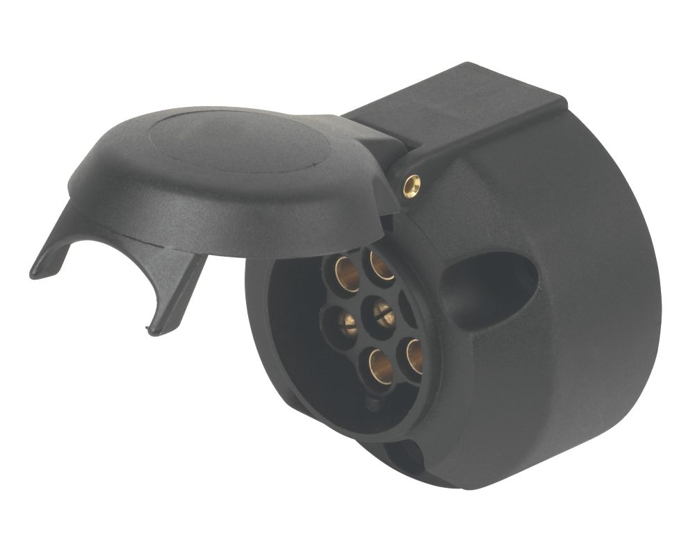 Image of Maypole MP023 7-Pin N-Type Trailer Board Socket 12V 