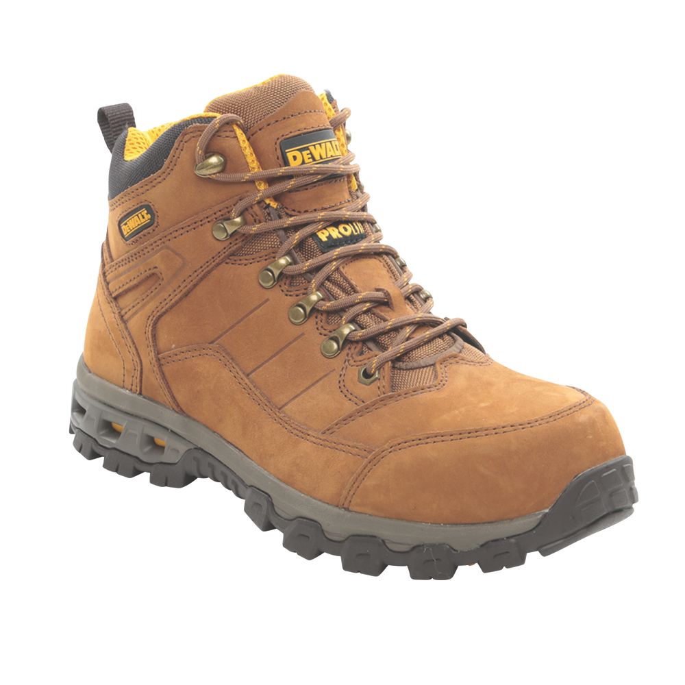 Image of DeWalt Pro-Lite Comfort Safety Boots Brown Size 10 