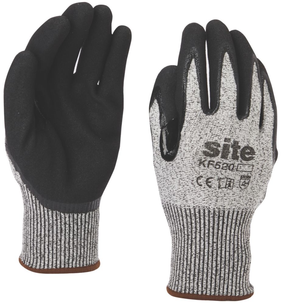 Image of Site 520 Gloves Grey / Black Large 