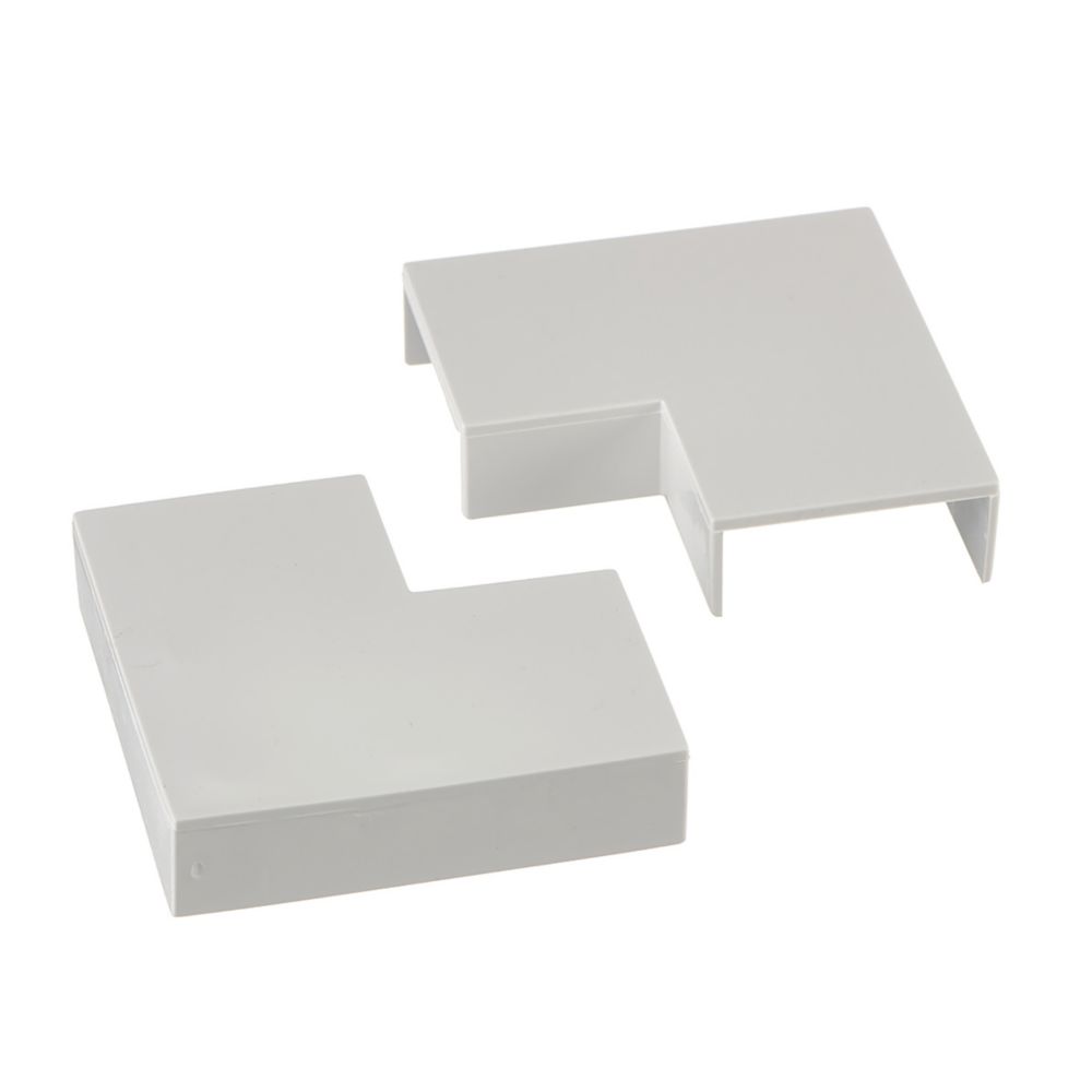 Image of Deta TTE Flat Trunking Angles 38mm x 16mm 2 Pack 