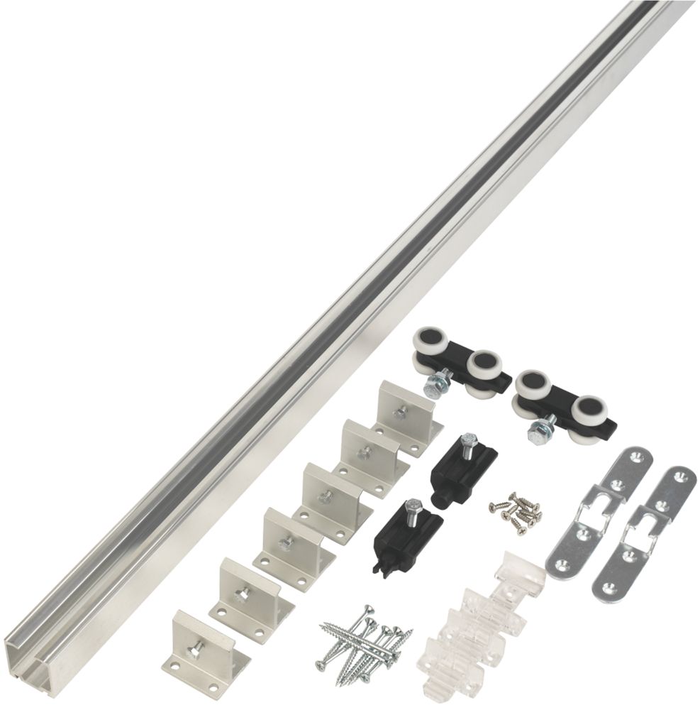 Image of Rothley Herkules 120 SD/HS1218 1-Door Sliding Track System Aluminium 1800mm 