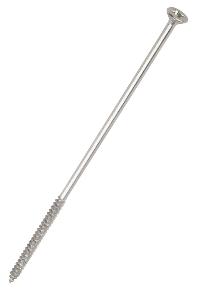 Image of Turbo Silver PZ Double-Countersunk Multipurpose Screws 6mm x 150mm 50 Pack 