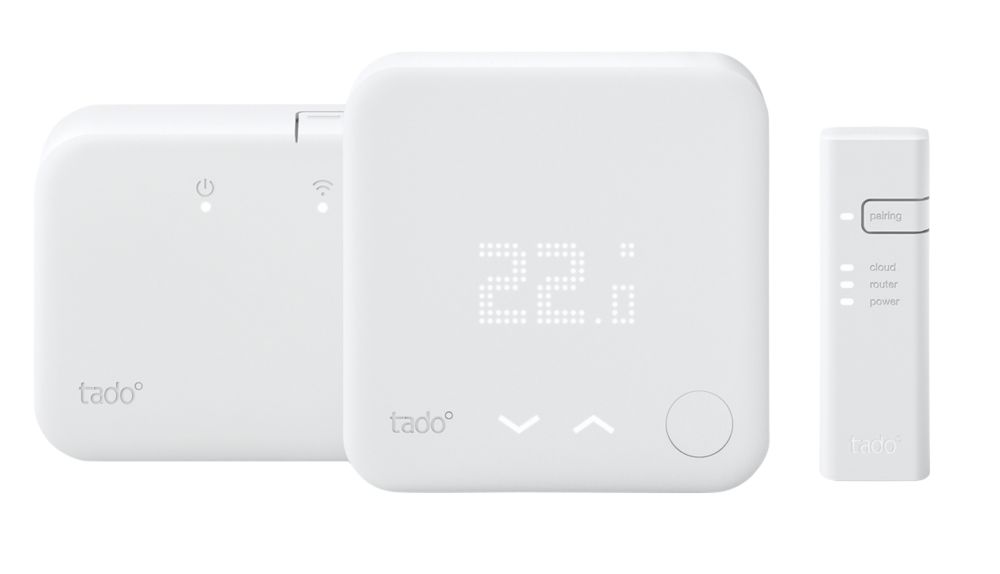 Image of Tado V3+ Wireless Heating & Hot Water Smart Thermostat Starter Kit White 
