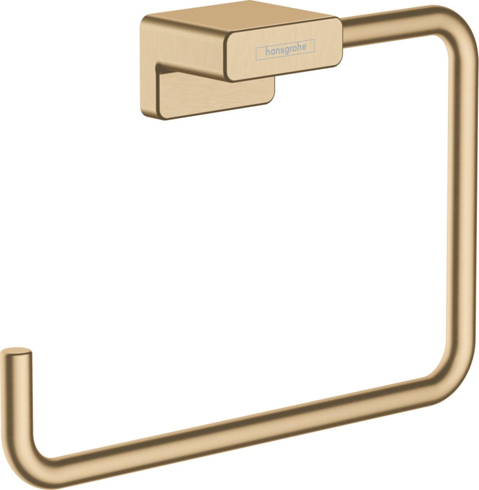 Image of Hansgrohe AddStoris Towel Ring Brushed Bronze 