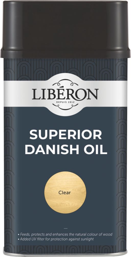 Image of Liberon Superior Danish Oil Clear 1Ltr 