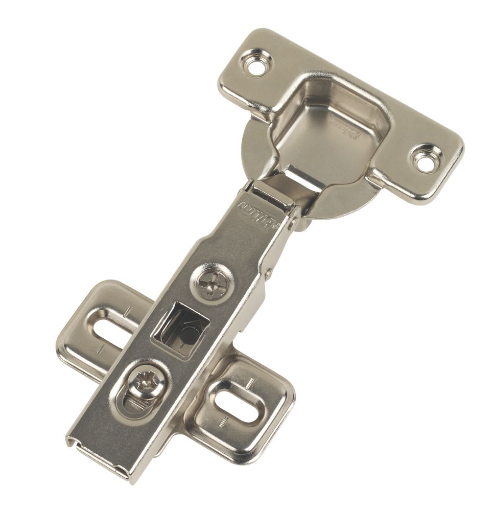 Image of Blum Steel 100Â° Sprung Concealed Hinges 110mm 2 Pack 