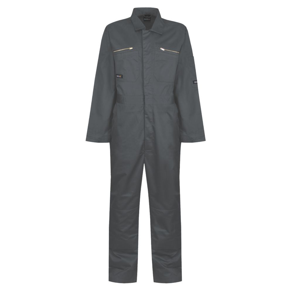 Image of Regatta Zip Fasten All-in-1s Coverall Sage XX Large 46" Chest 34" Leg 