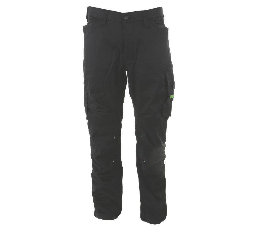 Image of Apache Bancroft Work Trouser Black/Grey 32" W 33" L 