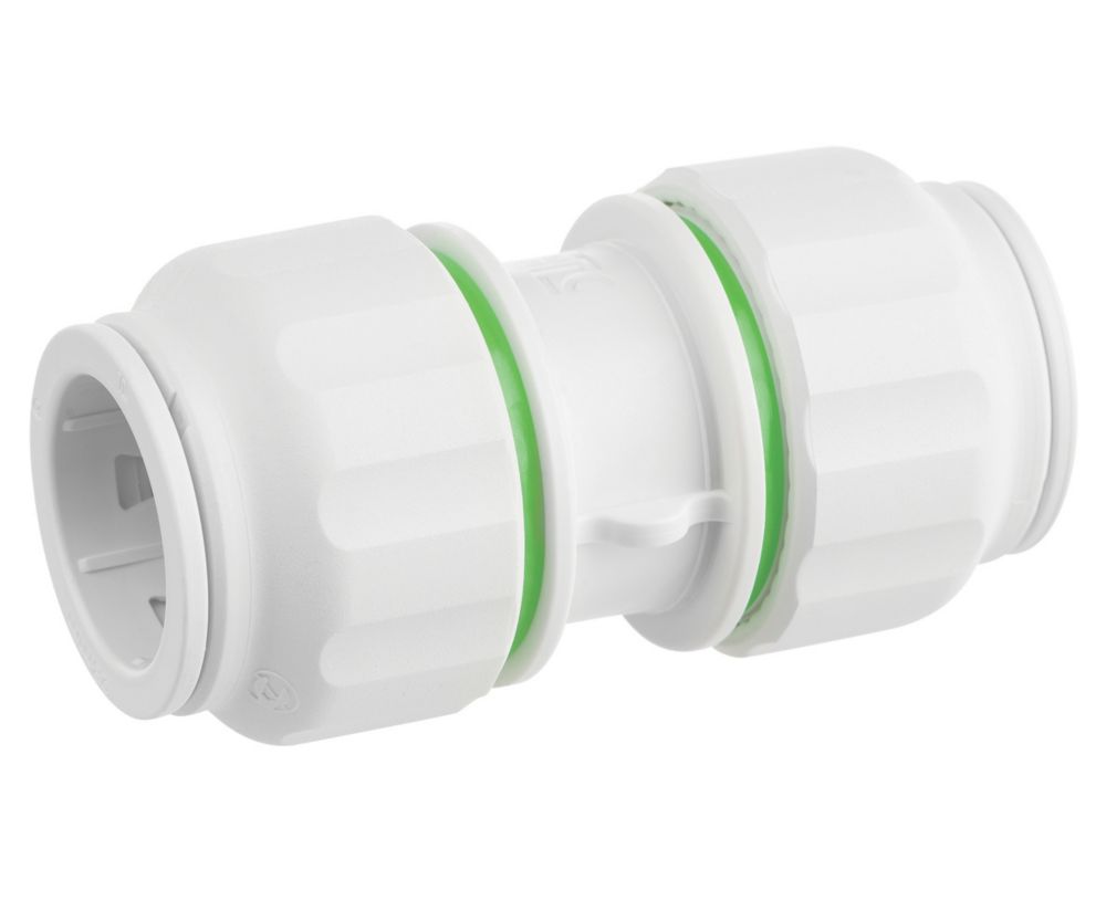 Image of Flomasta Twistloc SPU6700M Plastic Push-Fit Equal Straight Coupler 28mm 