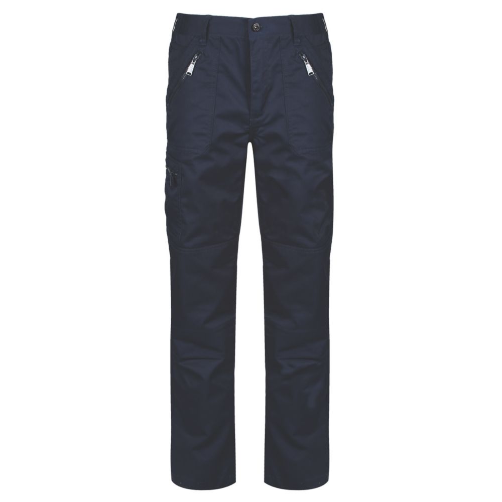 Image of Regatta Pro Action Trousers Navy 30" W 33" L 