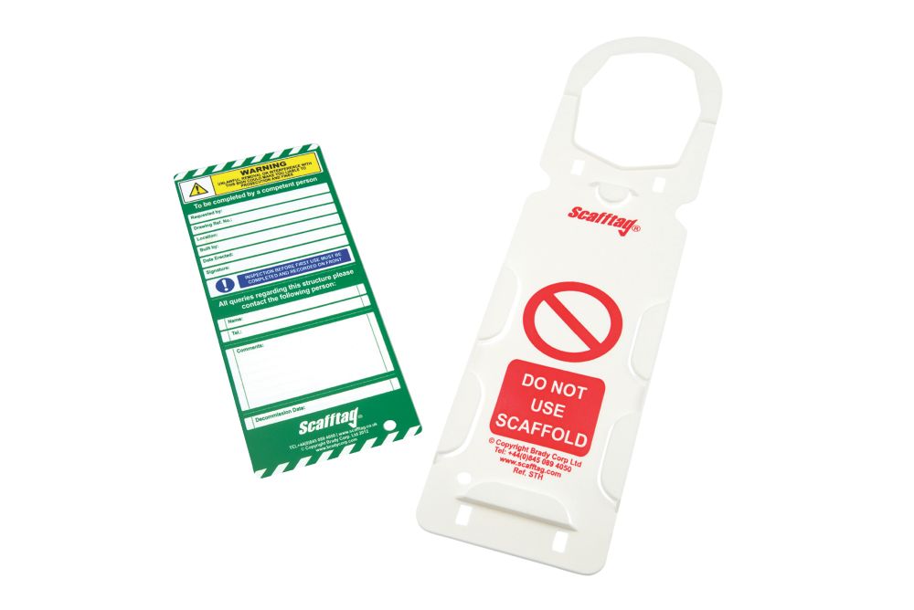 Image of Scafftag Scaffold Refill Holder & Insert 