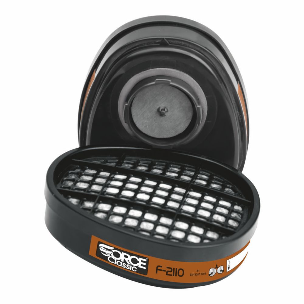 Image of JSP Force 8 Organic Vapour Cartridges A1 2 Pack 