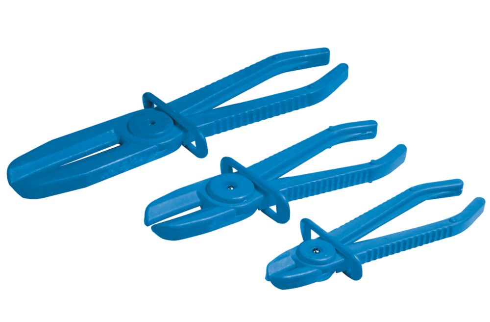 Image of Silverline Flexible Hose Clamp Set 3 Pcs 