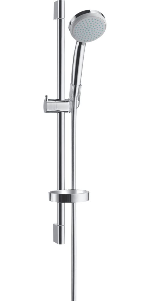 Image of Hansgrohe Croma 100 EcoSmart Shower Kit Modern Design Chrome 