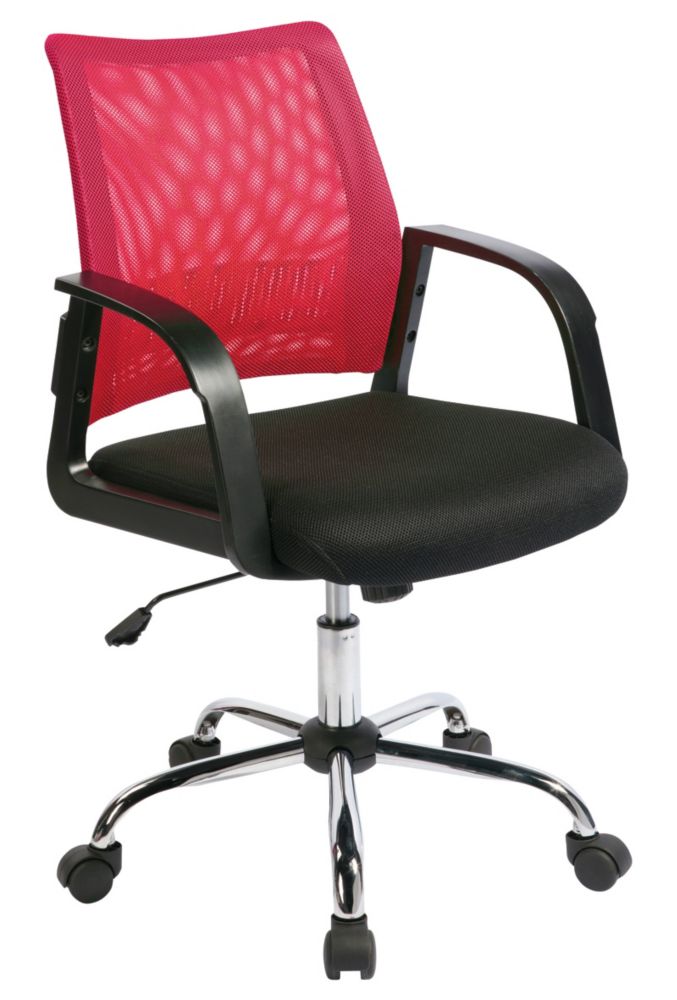 Image of Nautilus Designs Calypso Medium Back Task/Operator Chair Raspberry 
