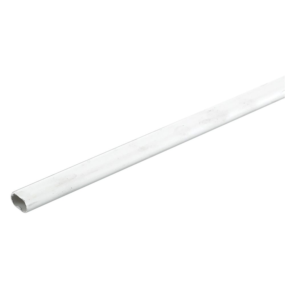 Image of Deta TTE Oval uPVC White Conduit 16mm x 2m 