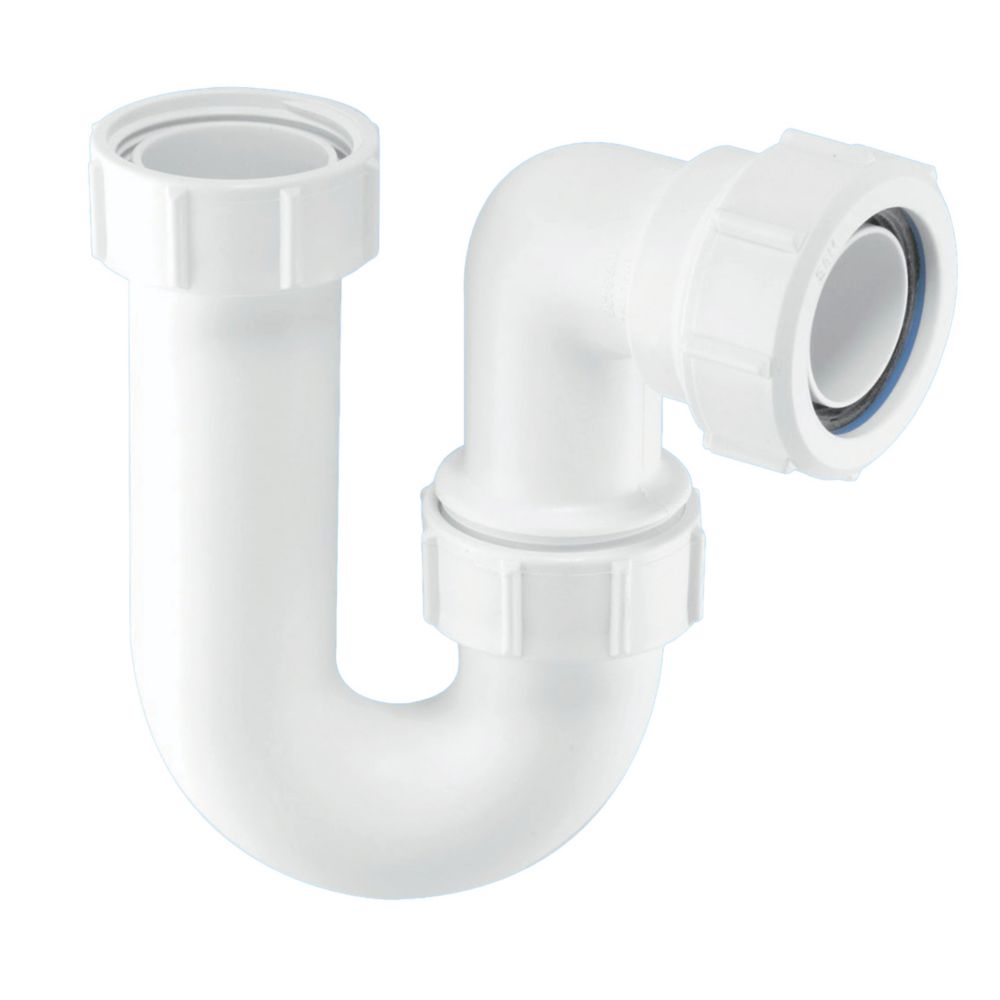 Image of McAlpine Swivel P Trap White 50mm 