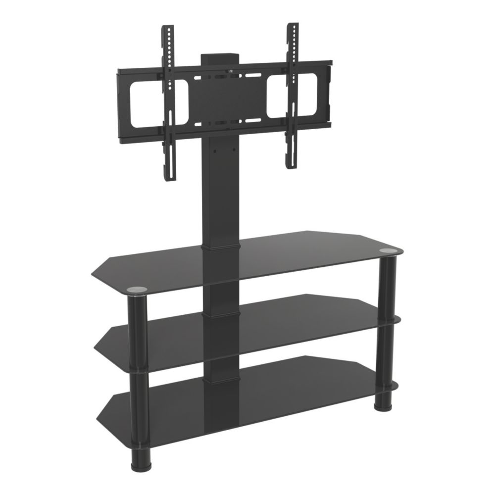 Image of AVF SDCL900BB TV Stand Black Body / Black Glass 