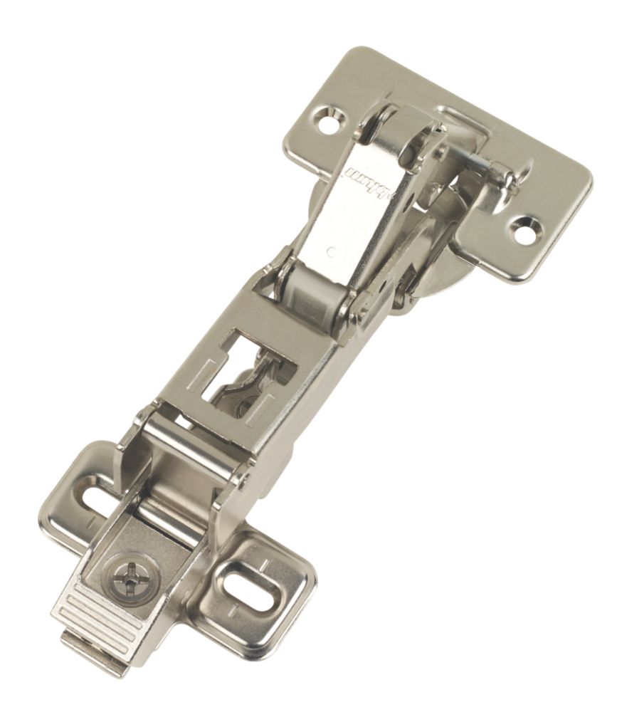 Image of Blum Steel 170Â° Sprung Clip-On Concealed Hinges 140mm 2 Pack 