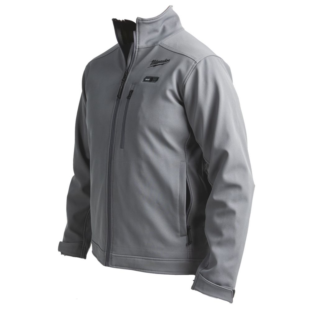 Image of Milwaukee M12HJGREY5-0 12V Li-Ion RedLithium Heated Jacket Grey XX Large 46" Chest - Bare 