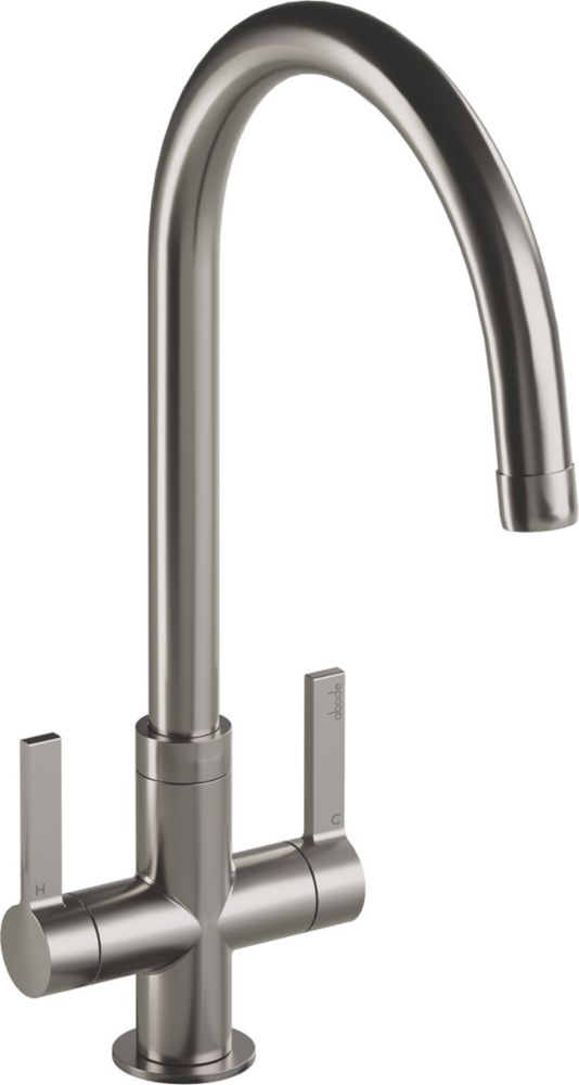 Image of Abode Pico Kitchen Mixer Tap Brushed Nickel 