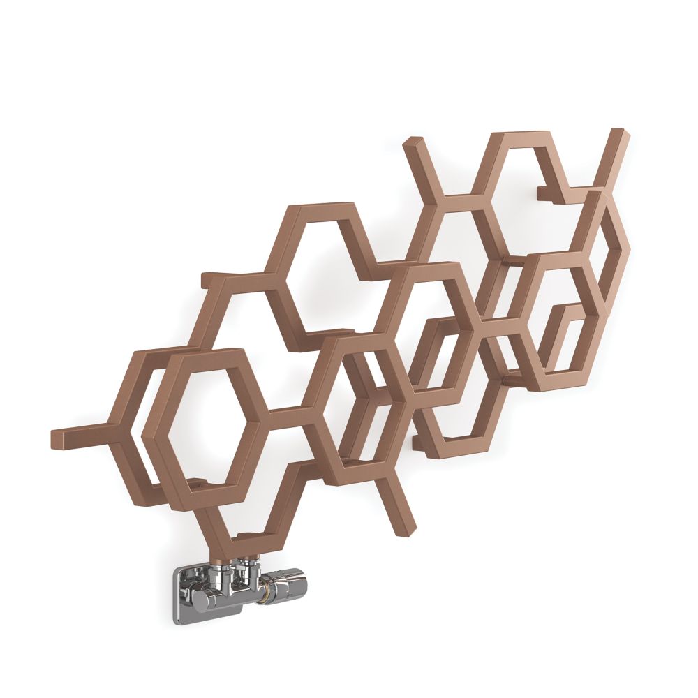Image of Terma Hex Radiator 502mm x 1126mm Copper 1081BTU 