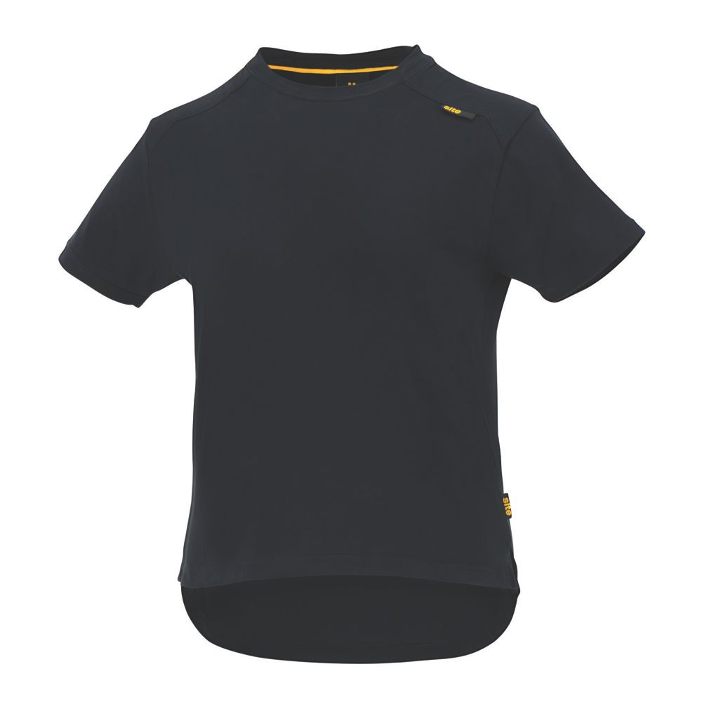 Image of Site Caffery Short Sleeve T-Shirt Black Size 12 