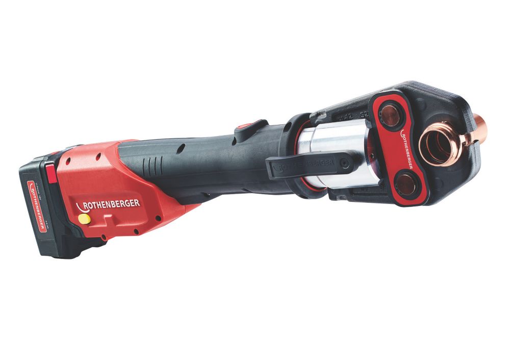 Image of Rothenberger 1000001932 18V 1 x 4.0Ah Li-Ion CAS Brushless Cordless Press Tool 