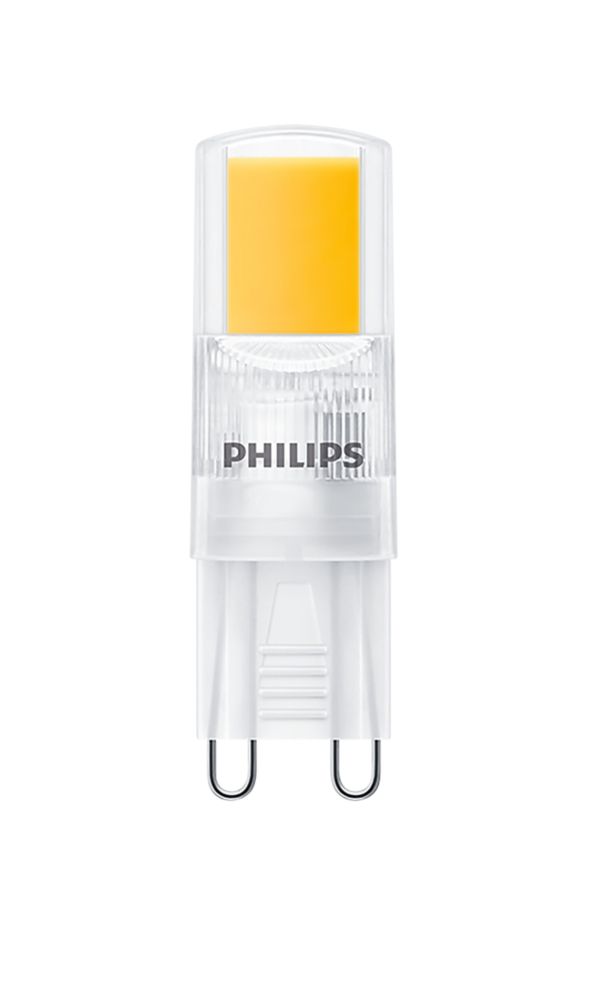 Image of Philips G9 Capsule LED Light Bulb 200lm 2W 220-240V 2 Pack 