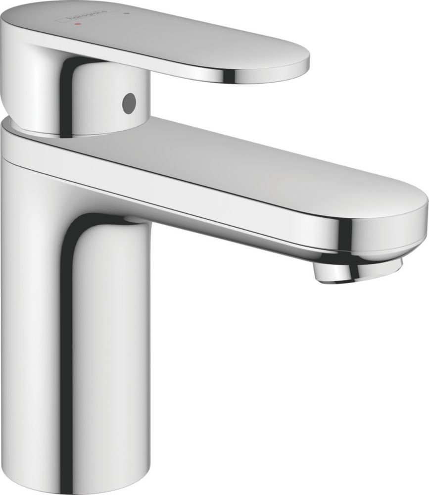 Image of Hansgrohe Vernis Blend 100 Basin Mixer with Isolated Water Conduction Chrome 