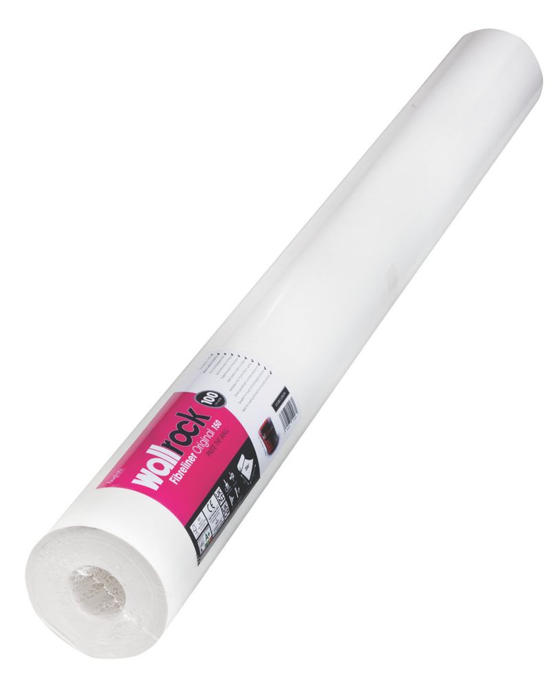 Image of Erfurt White Wallrock Fibreliner Wallpaper 1000mm x 20m 