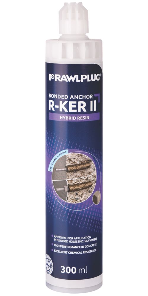 Image of Rawlplug R-KER-II-300-W Hybrid Resin 300ml 