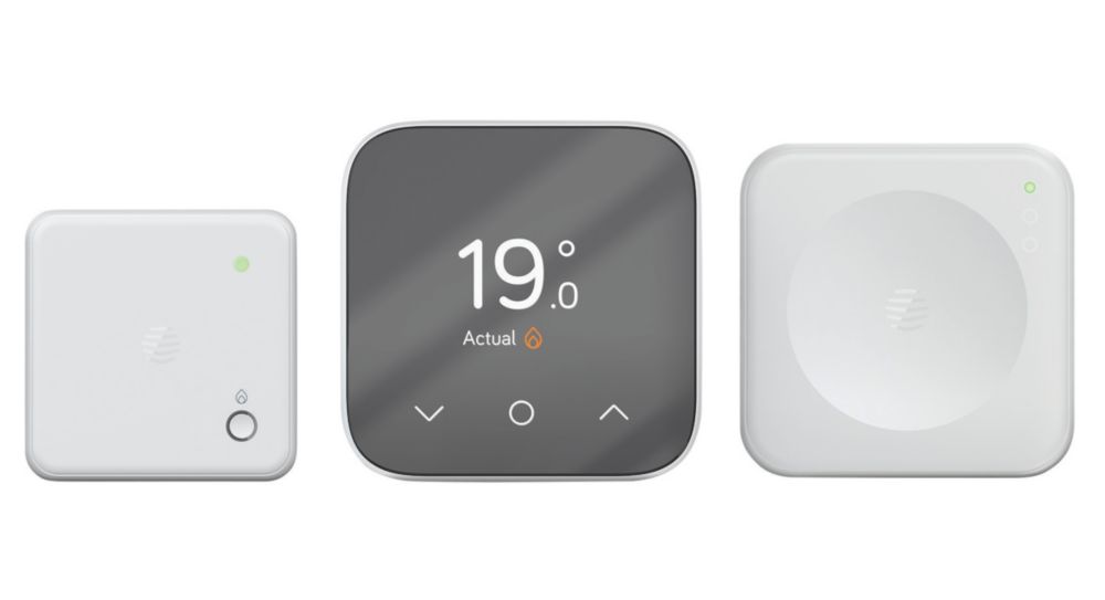 Image of Hive Mini Wireless Heating Smart Thermostat White/Grey 