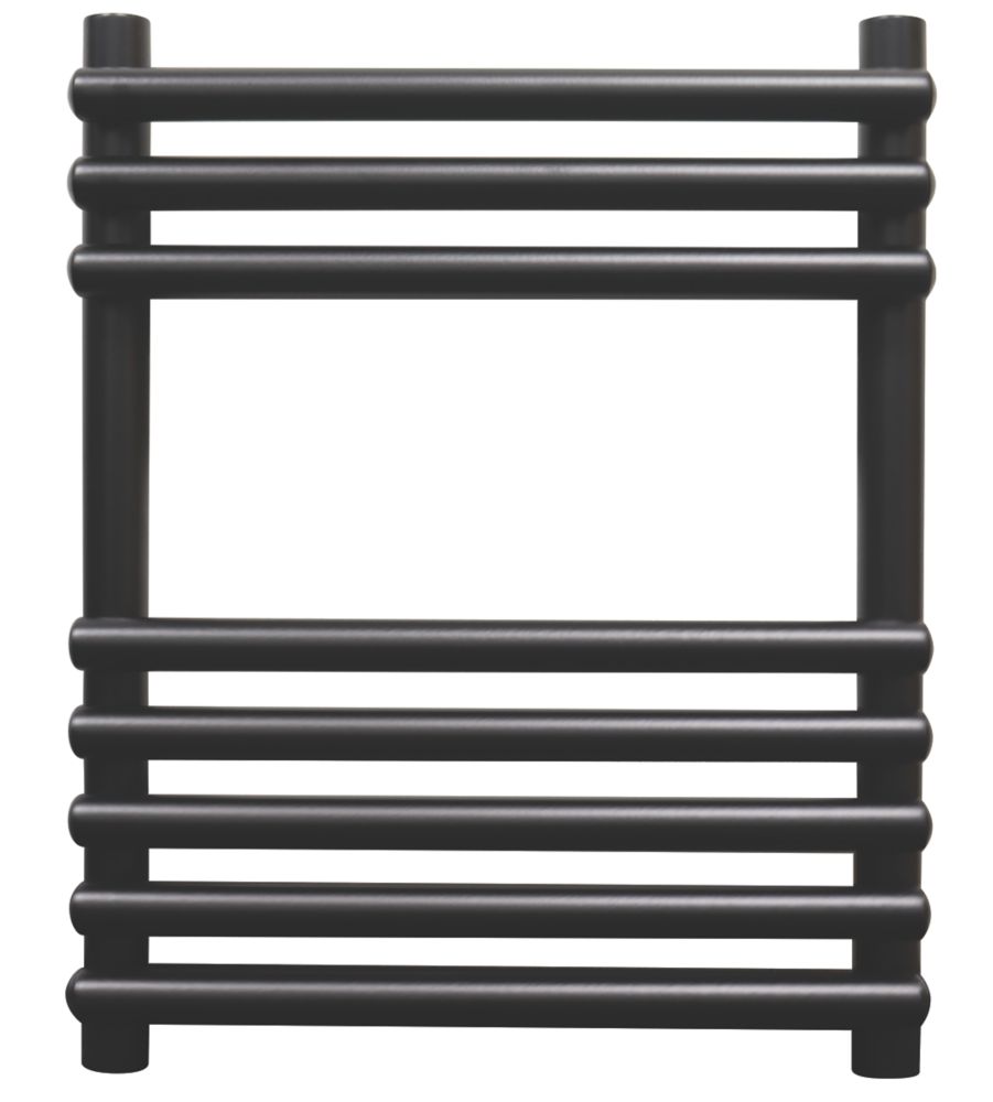Image of Towelrads Iridio Designer Towel Radiator 500m x 400mm Black 743BTU 