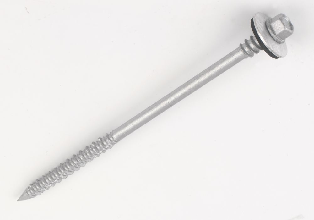 Image of Rawlplug Self-Drilling Hex Flange Self-Drilling Screws 7mm x 155mm 100 Pack 