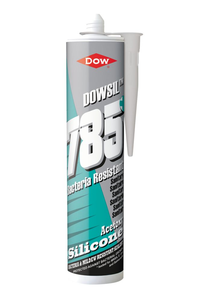 Image of Dow 785+ Bacteria-Resistant Sanitary Silicone Grey 310ml 