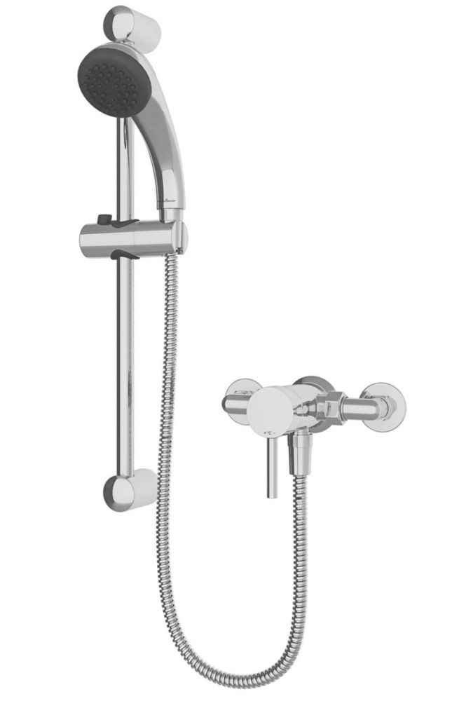 Image of Gainsborough Manual Rear-Fed Exposed Chrome Mixer 