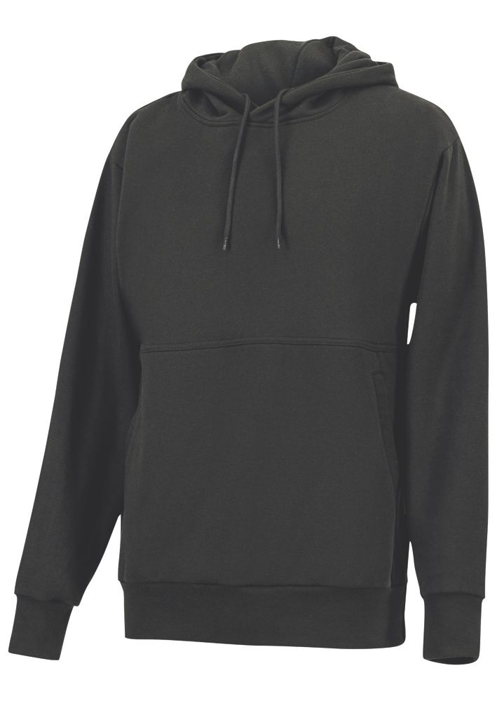 Image of Site Leerdam Hoodie Black Medium 44" Chest 