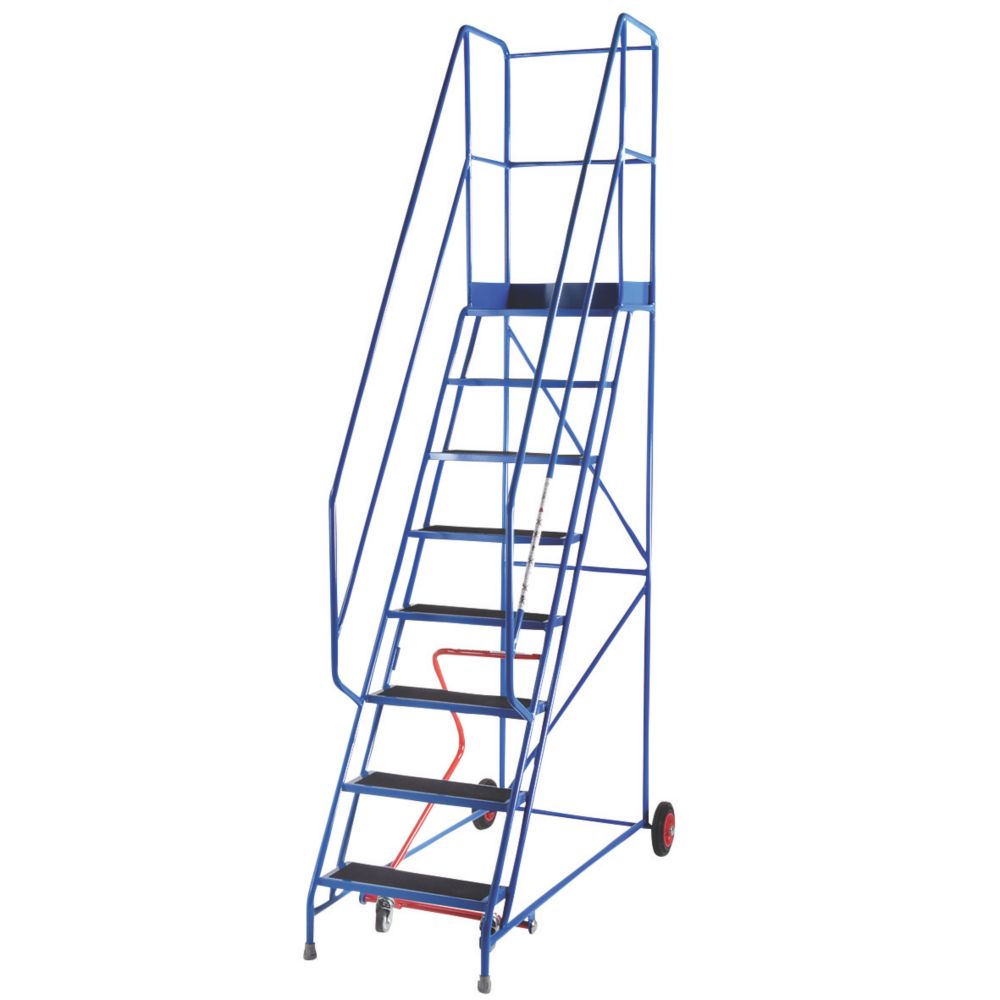 Image of TB Davies Mobile Steel 8-Treads Safety Steps 2m 