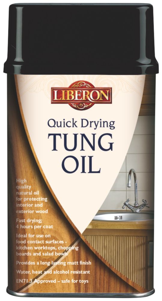Image of Liberon Quick Drying Tung Oil Clear 500ml 