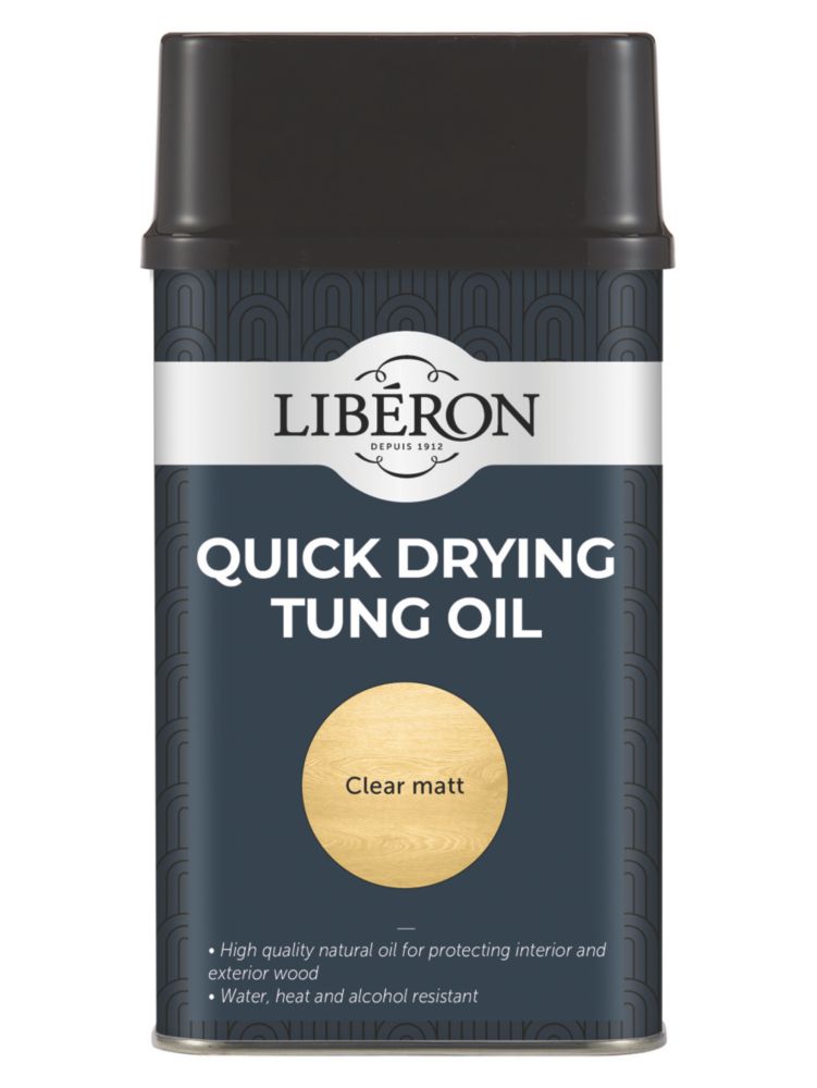 Image of Liberon Quick Drying Tung Oil Clear 500ml 