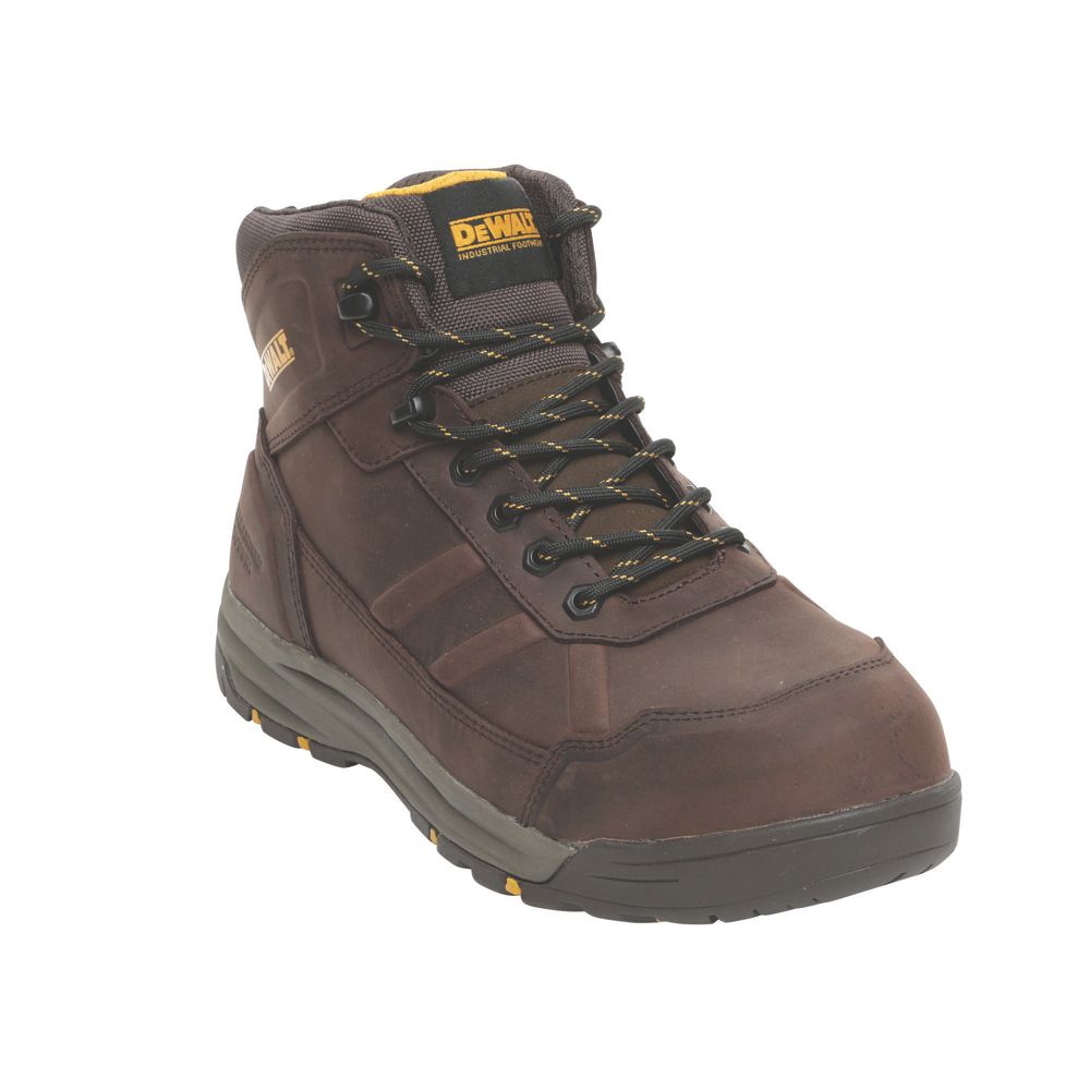 Image of DeWalt Pasco Safety Boots Brown Size 10 